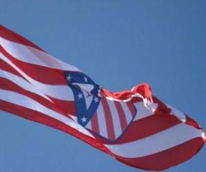 yapboz Atlético Madrid bayrağı